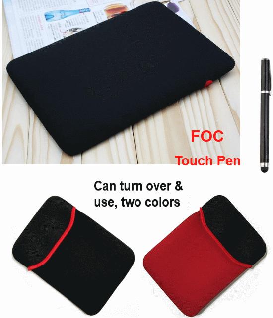 7 inch Tablet PC Protector Pouch + FOC Touch Pen