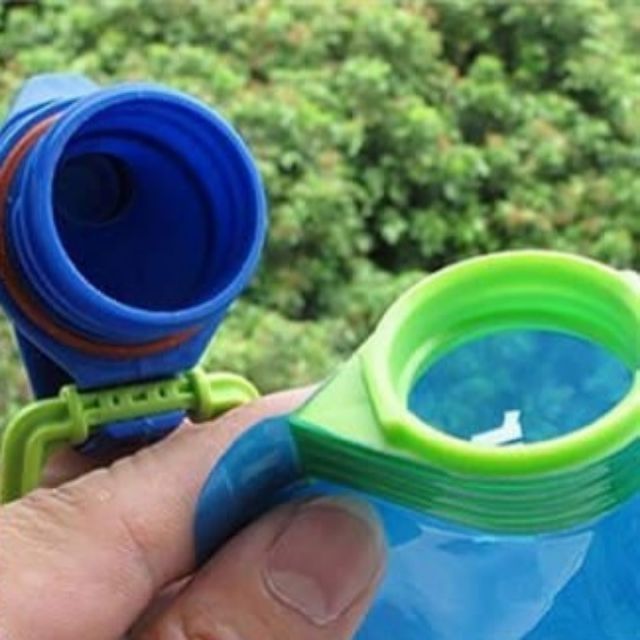 700ml Bottle Foldable Reusable Portable Water Bottle Bicycle Hiking Camping Pi