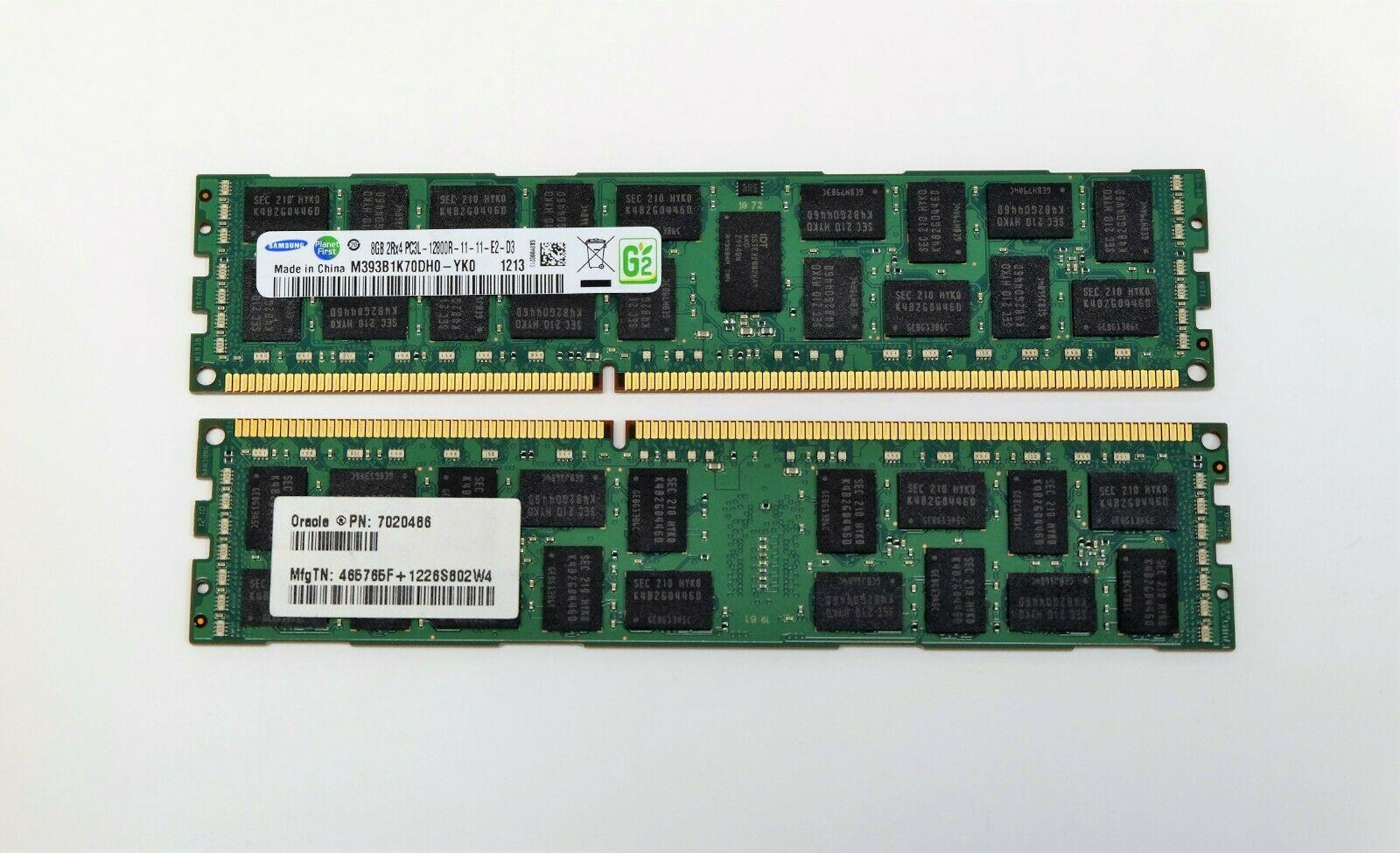 7020486 7076172 8GB (1x8GB) Memory 3rd Party For Oracle Sun