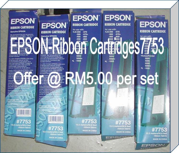 7753 Epson ribbon cartridges