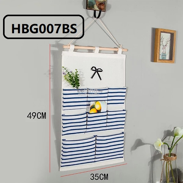 8 Pockets Wall Hanging Storage Bag