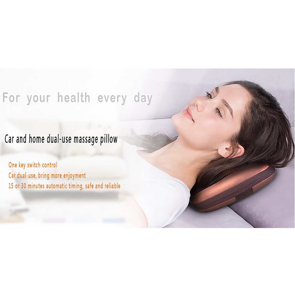 8 Roller Car Massage Home Office Massage Roller Electronics Body Pillow Massag