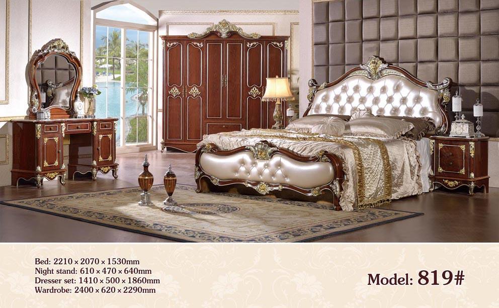 819 60370739546 European Royal Style Bedroom Set