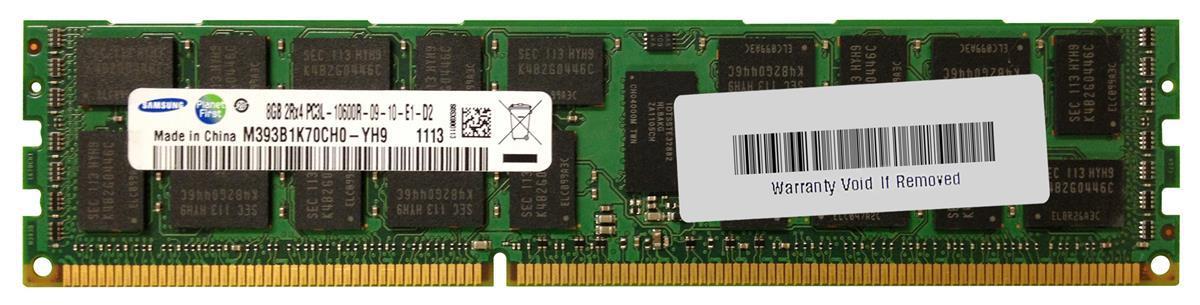 8GB 2Rx4 PC3L-10600R REG ECC DDR3-1333 SERVER RAM SAMSUNG HYNIX MICRON
