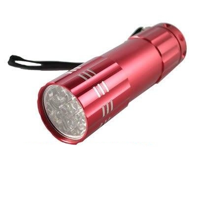 9 LED Mini RED Ultra Bright Torch Flashlights Torch light