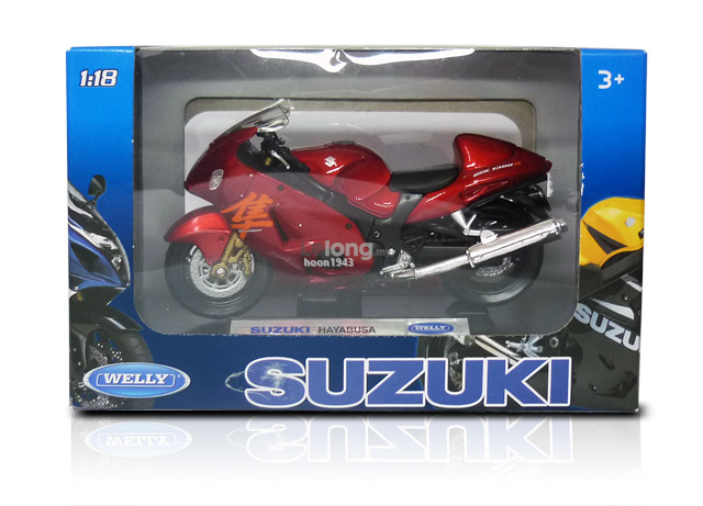 99-07 Suzuki GSX 1300 R Hayabusa (1:18) Diecast Metal Motorbike
