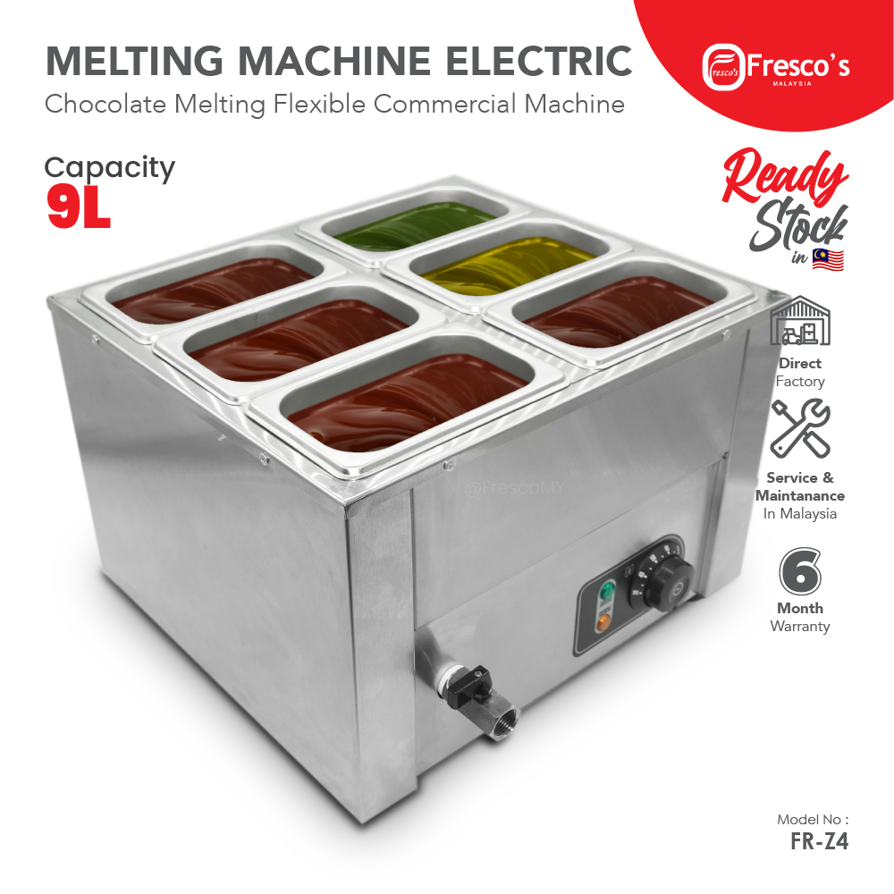 9L Chocolate Melting Machine Electric Flexible Commercial