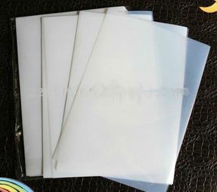A4 silk screen printing semi transparent waterproof inkjet film 100pcs