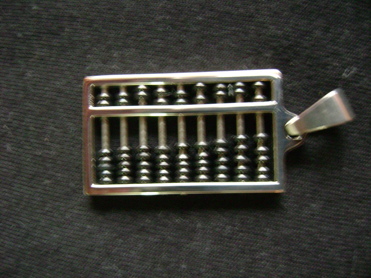 Abacus pendant fengshui symbol of prosperity