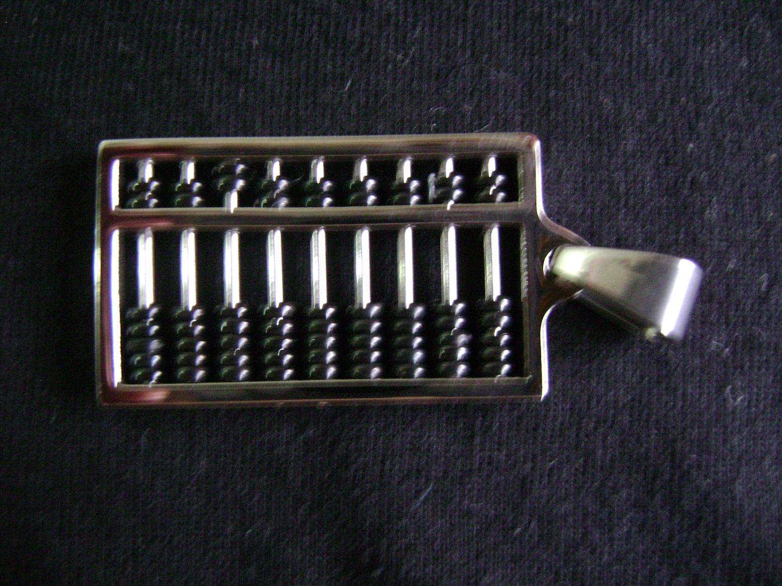 Abacus pendant, a fengshui symbol of prosperity