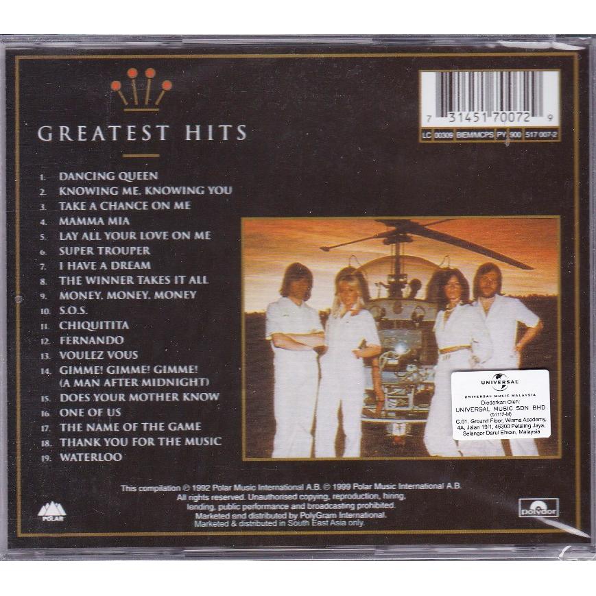 ABBA Gold Greatest Hits Music CD (end 4/10/2021 12:00 AM)