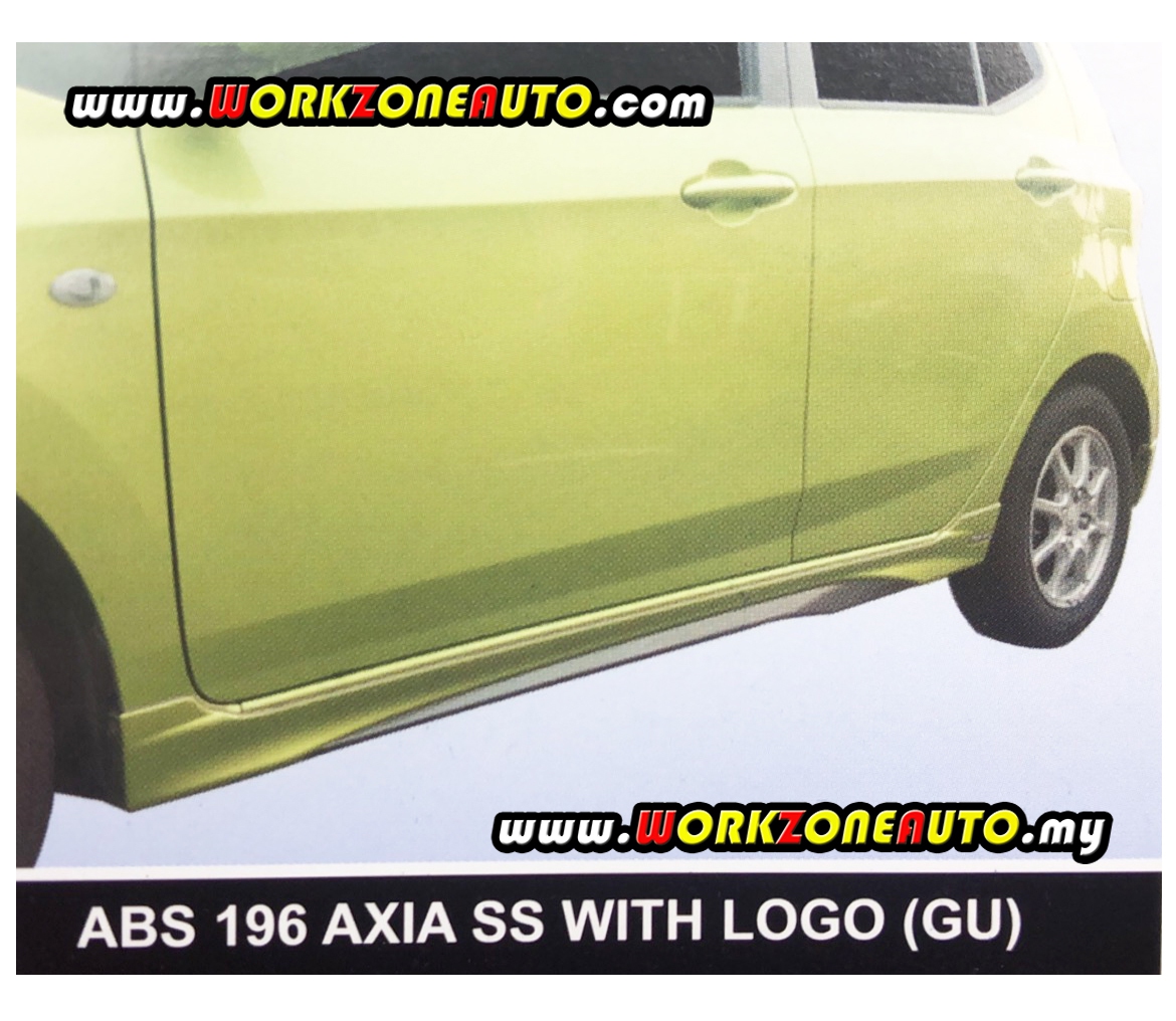 ABS196R Perodua Axia ABS Side Skirt (end 3/9/2022 12:00 AM)