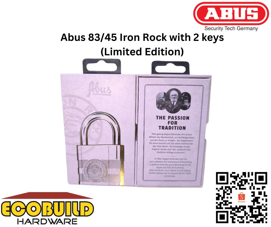 Abus 83/45 Iron Rock Padlock 100th Year Anniversary (Limited Edition)