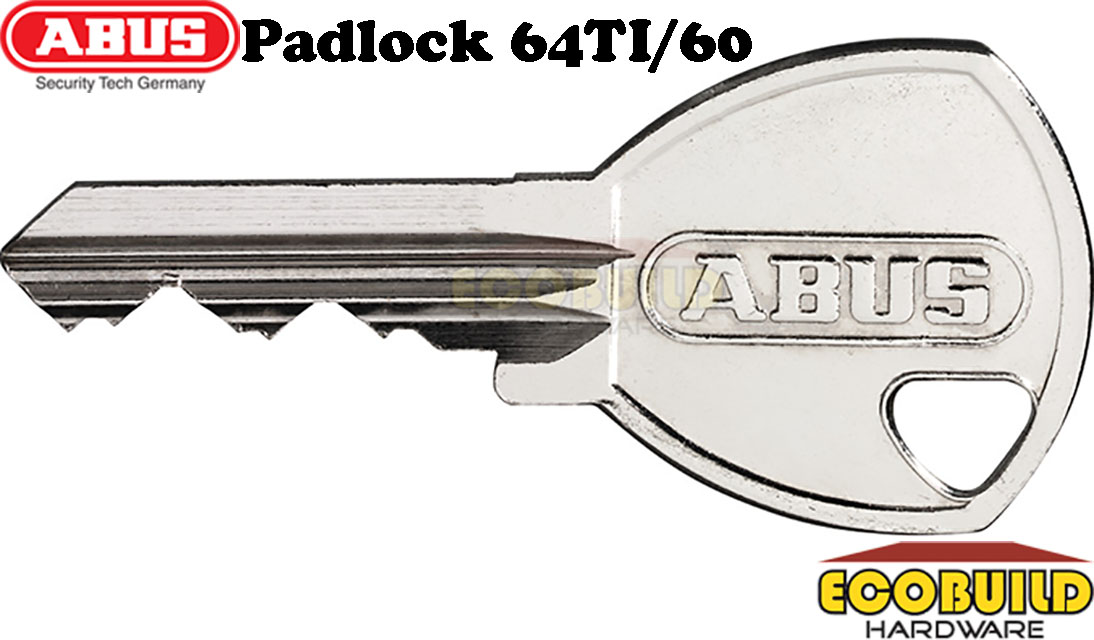ABUS Padlock Titanium 64TI/60 (1 Lock 2 Keys)