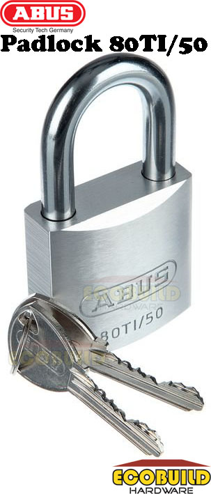 ABUS Padlock Titanium 80TI/50