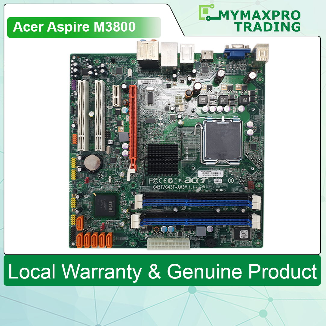 Acer Aspire M3800 Motherboard LGA 775 DDR3 MB.SC407.002 (USED)