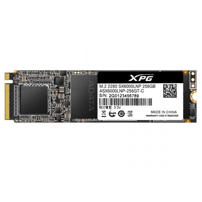 ADATA XPG SX6000 LITE PCIe M.2 2280 256GB SSD Solid State Drive