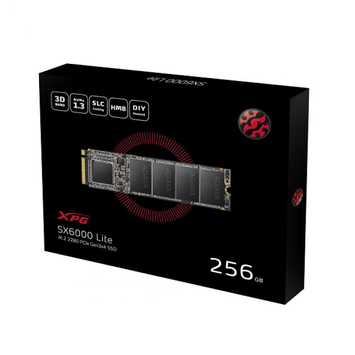 ADATA XPG SX6000 LITE PCIe M.2 2280 256GB SSD Solid State Drive