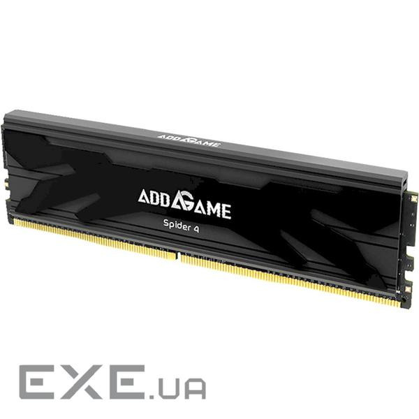 ADDLINK SPIDER4 8GB DDR4 3200MHZ RAM - BLACK - AG8GB32C16S4UB