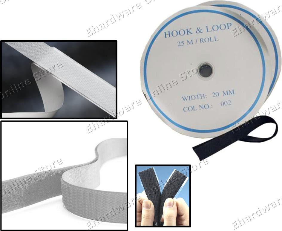 adhesive backed hook and loop tape