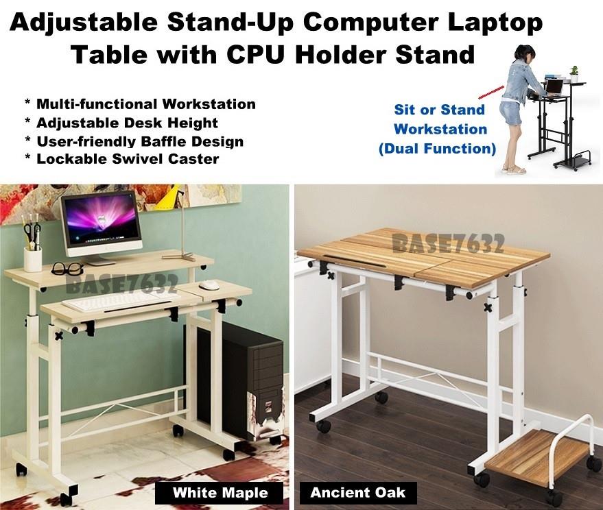 Adjule Height Sit Stand Laptop End 11 23 2019 9 25 Am Adjule Height Sit Stand Laptop Computer Desk Table Cpu Tray 2164 1
