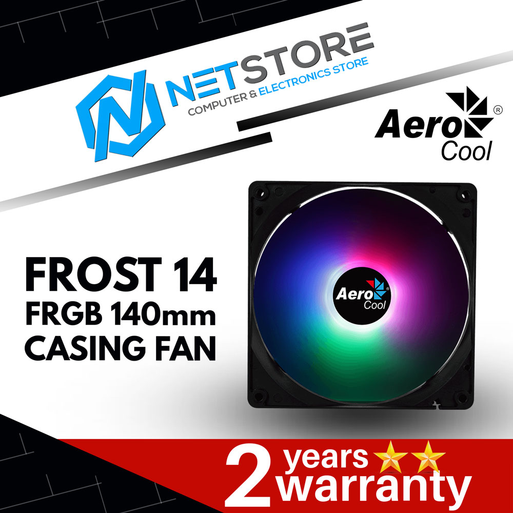 AEROCOOL FROST 14 FRGB 140mm CASING FAN - ACF4-FS10117.11