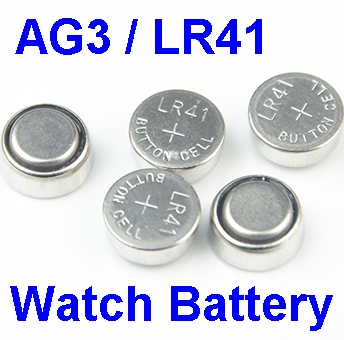 AG3 LR41 1.5V Alkaline Battery Coin Button Cell Watch Battery