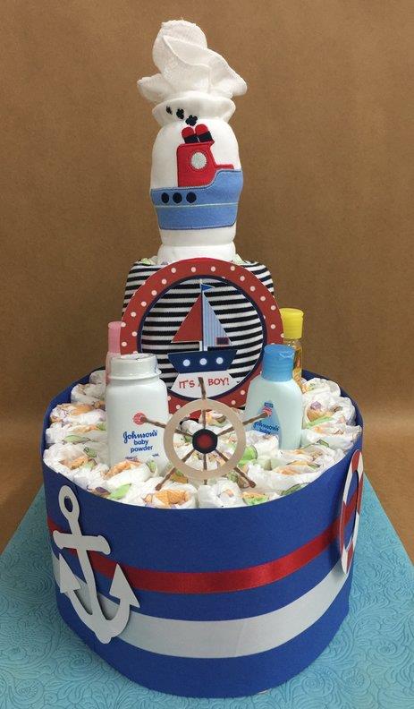 its a boy diaper cake