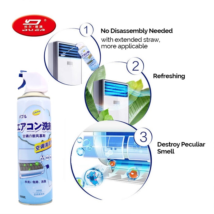 Air Conditioner Cleaning Spray 500ml For Air Cond Dust Freeze