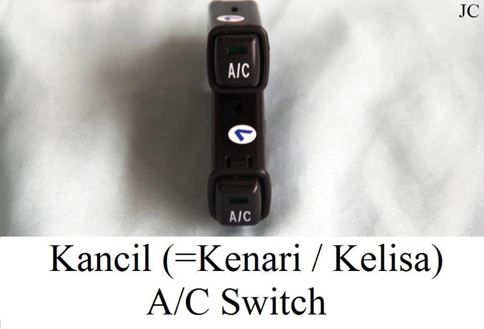 Aircond switch button perodua kanci (end 10/3/2018 12:15 PM)