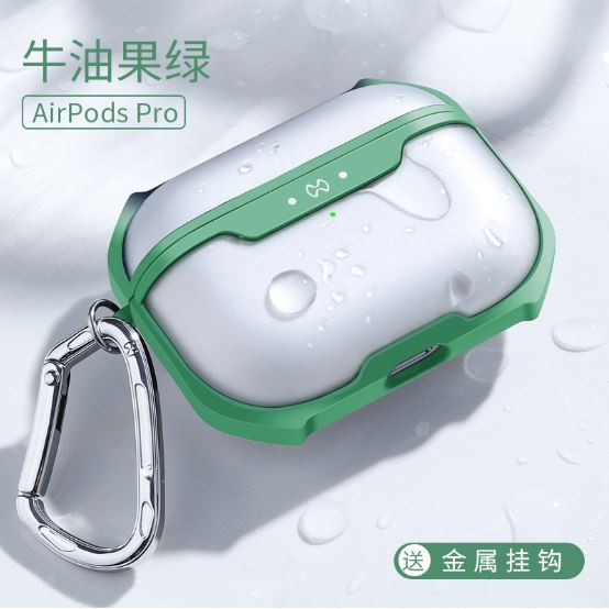 Airpods Pro / Airpod Pro Soft TPU PC Protective Air Bag Shockproof Full Cover 