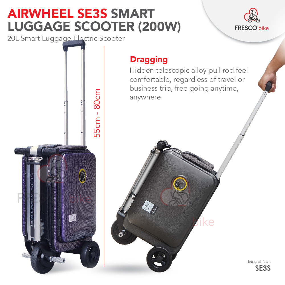 Airwheel SE3S Electric Smart Luggage Scooter 20L