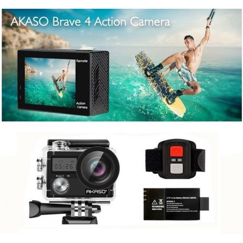 AKASO Brave 4 4K 20MP WiFi Action Camera Ultra HD Wifi App Instant Share