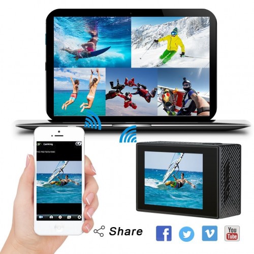 AKASO Brave 4 4K 20MP WiFi Action Camera Ultra HD Wifi App Instant Share