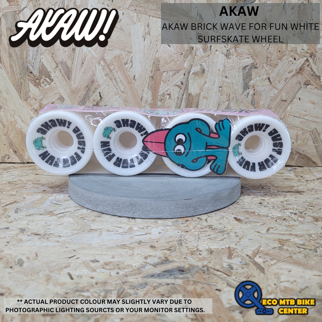 AKAW BRICK WAVE FOR FUN WHITE SURFSKATE WHEEL