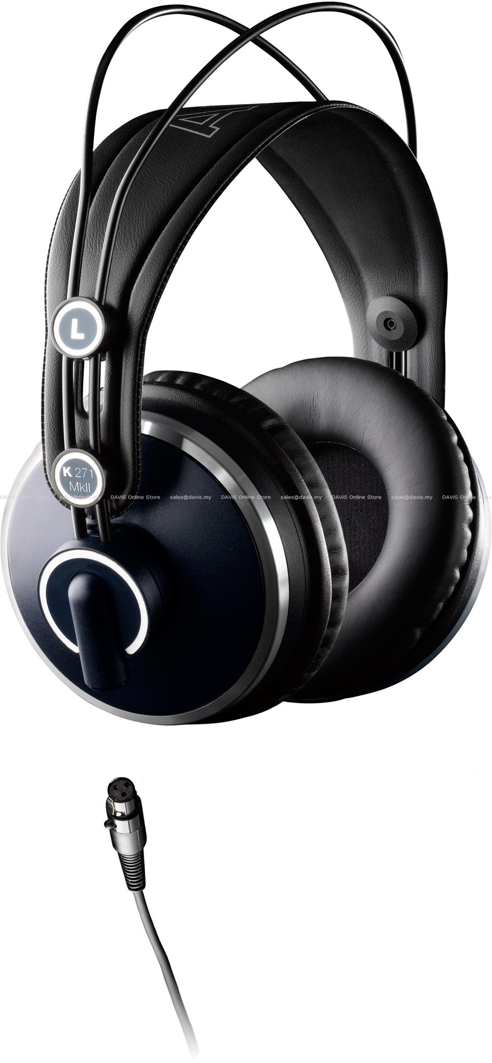 AKG Pro K271 MKII - Studio Headphones Closed Back Monitor Live Mixing