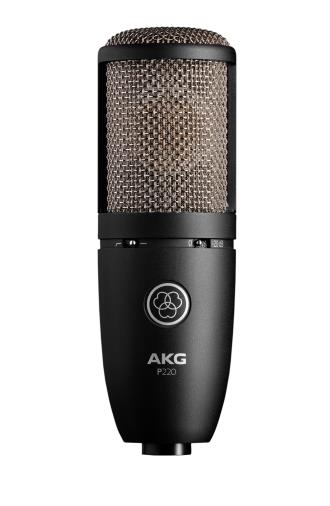 AKG Pro P220 - Large Diaphragm True Condenser Microphone Studio Stage