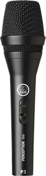 AKG Pro P3 S - Dynamic Microphone Backing Vocal Instrument w/ Switch