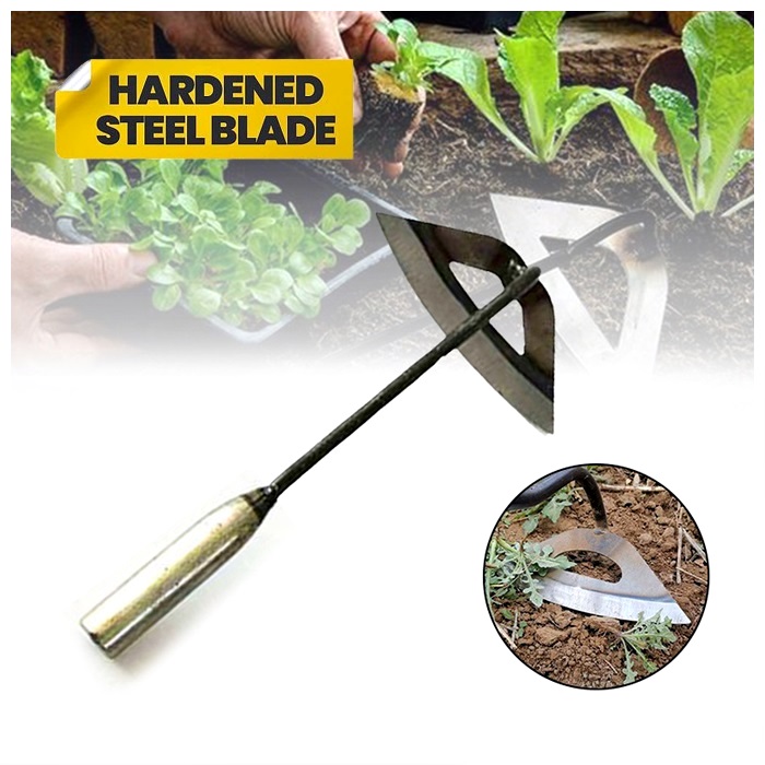 All steel Hardened Hollow Hoe Handheld Weeding