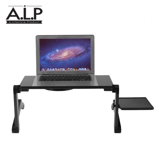 Alp Portable Laptop Desk With One Big Strong Cooling Fan Table Tray Wi