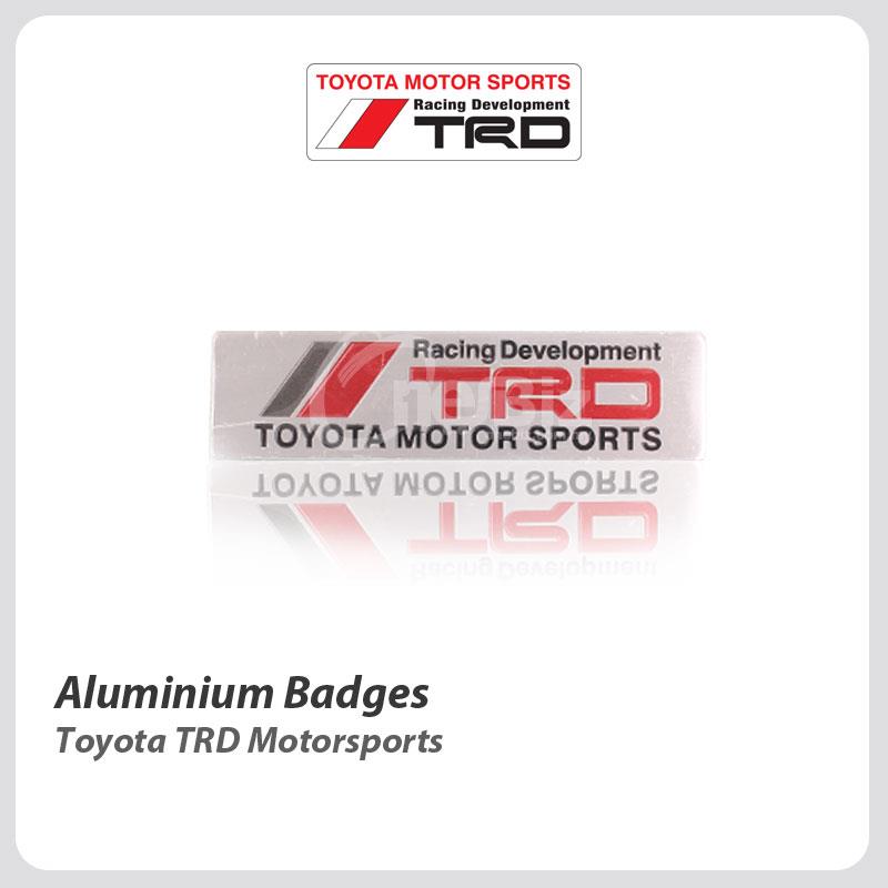 Aluminium Badges - Toyota TRD