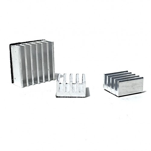 Aluminium Heat Sink for Raspberry Pi - 3pcs per Pack