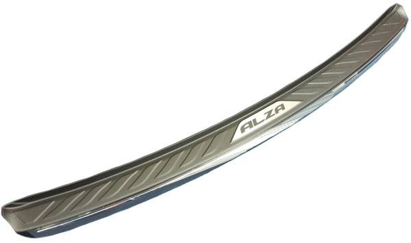 ALZA Chrome ABS Rear Guards Car Bumper Trunk Protector Foot Plate