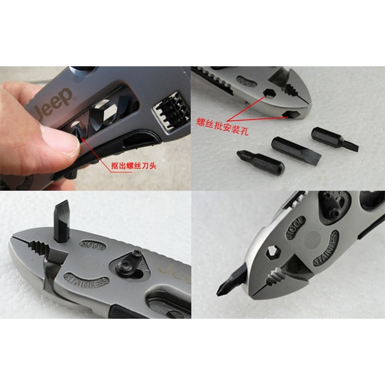 American Jeep Wrench Multifunction Outdoor Multitool