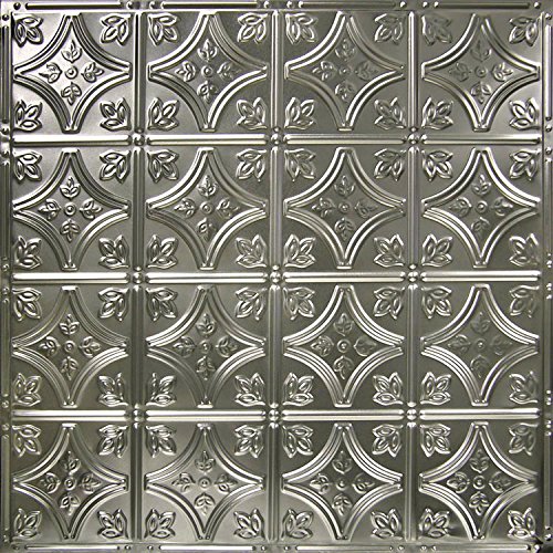 American Tin Ceilings 24x24nail Up Tin Ceiling Tile Pattern 3 5 Pack Unfinis