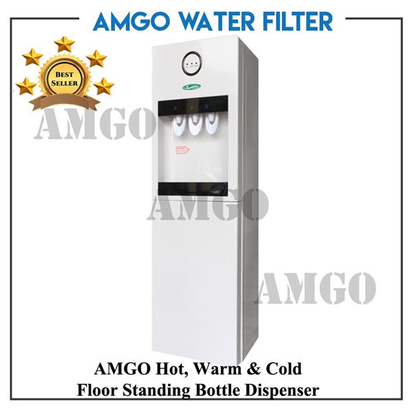 AMGO 21F Hot,Warm And Cold Floor Standing Water Dispenser Bottle Type