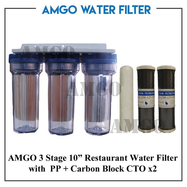 AMGO 3 Stage 10" Restaurant Water Fi (end 8/23/2023 915 AM)