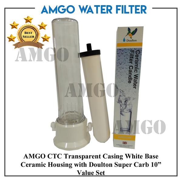 AMGO CTC Ceramic Housing With Doulton SuperCarb 10” Short Mount Set