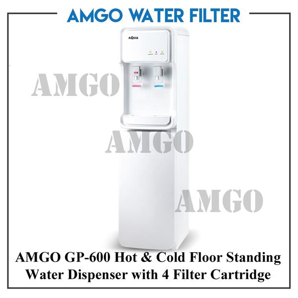 AMGO GP-600 Hot And Cold Water Dispenser With 4 Water Filter