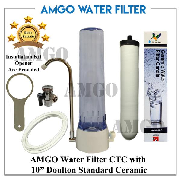AMGO Single Water Filter System & Doulton Standard Ceramic Filter